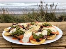 Vegan Nachos with home made cashew cream